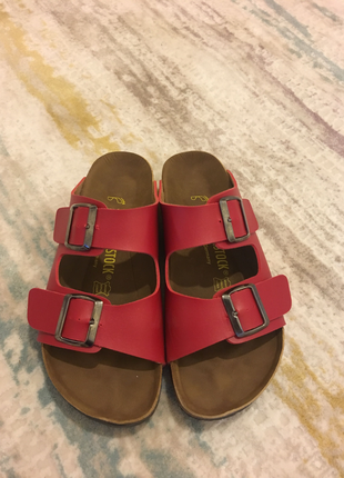 39 Beden Kırmızı birkenstock 