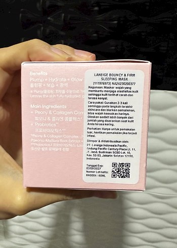 Laneige Bouncy & Firm Uyku Maskesi 60 ml - Görsel 6