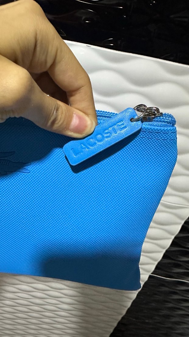 Mavi Fermuarlı Kadın Portföy Çanta - Görsel 3