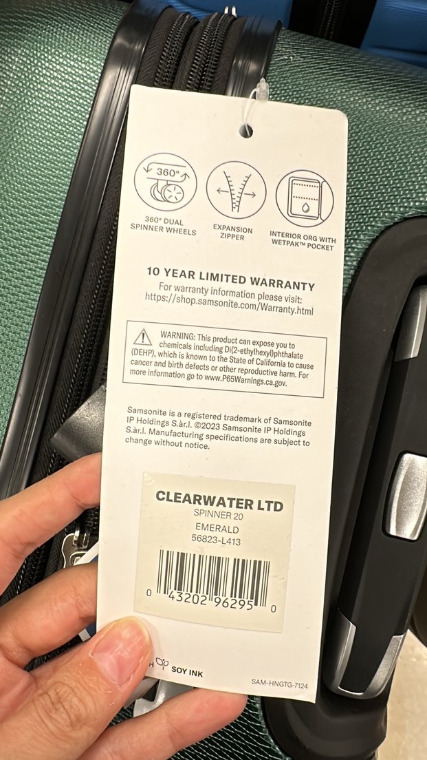 Koyu Yeşil Fermuarlı Valiz - Görsel 2