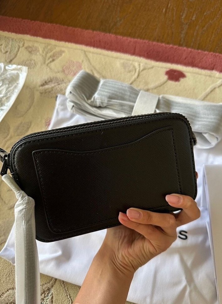 Marc Jacobs Siyah Deri Kadın Çapraz Çanta - Görsel 4