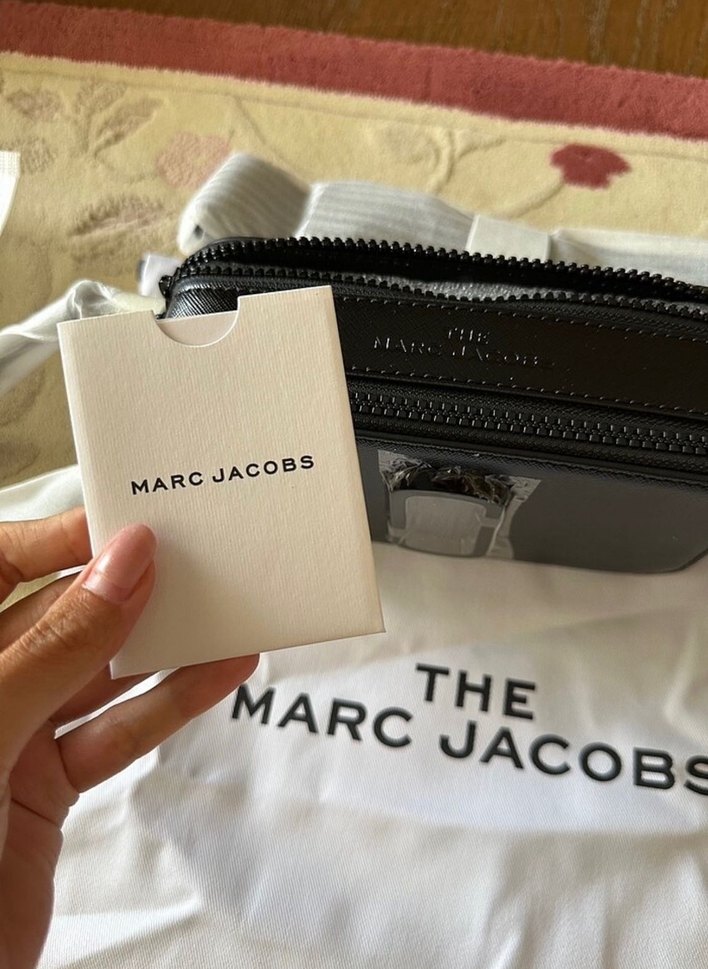 Marc Jacobs Siyah Deri Kadın Çapraz Çanta - Görsel 5