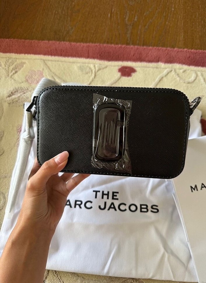 Marc Jacobs Siyah Deri Kadın Çapraz Çanta - Görsel 3