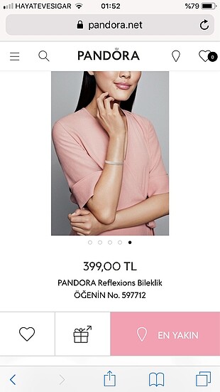 Beden gri Renk Pandora