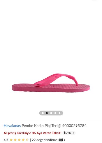 Havaianas Havaianas Pembe Kadın Plaj Terliği