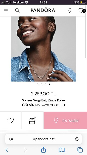  Beden gri Renk Pandora