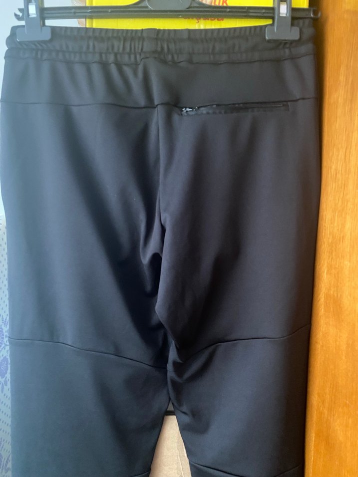 Siyah Bel Bantlı Erkek Spor Eşofman Altı - Görsel 3