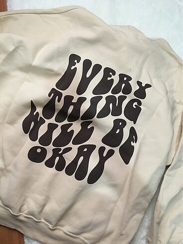 Atmosphere Krem Sweatshirt