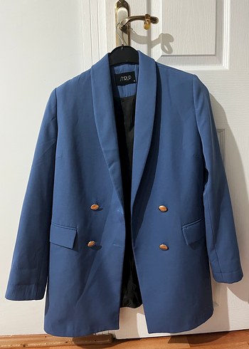 Zara Mavi Blazer Ceket