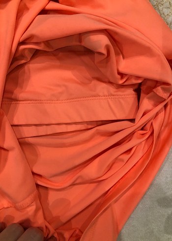 Turuncu Baskılı Kısa Kollu spor tişörtü - Görsel 2