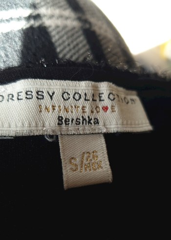 Parlak Siyah Örgü Mini Etek - Görsel 4