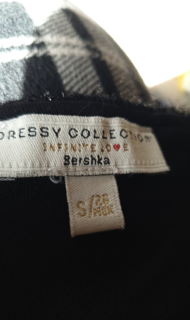 Parlak Siyah Örgü Mini Etek - Görsel 4