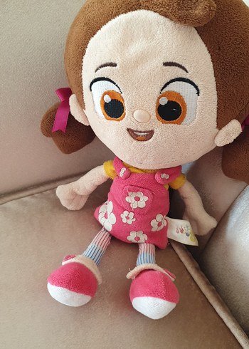 Renkli Kahverengi Peluş Oyuncak Bebek - Görsel 2