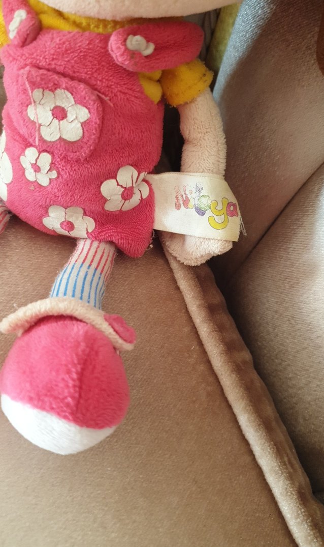 Renkli Kahverengi Peluş Oyuncak Bebek - Görsel 3