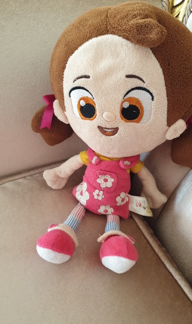 Renkli Kahverengi Peluş Oyuncak Bebek - Görsel 2