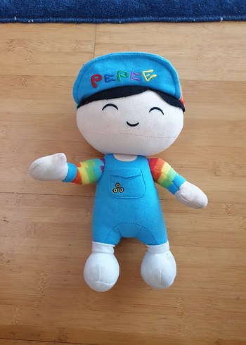 Beden Renkli PEPE Nakışlı Peluş Oyuncak