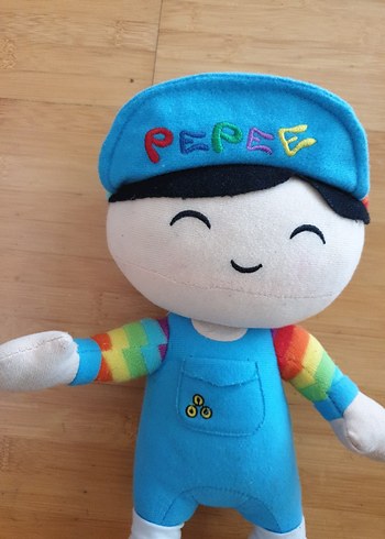 Pepee Renkli PEPE Nakışlı Peluş Oyuncak