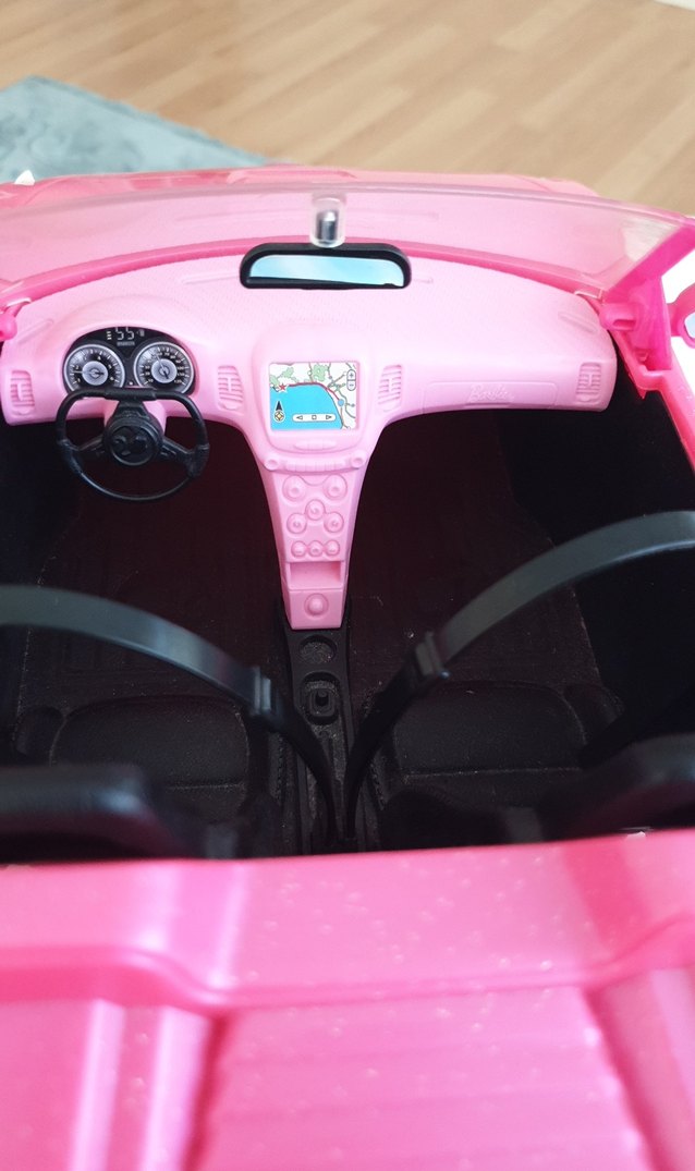 Barbie  marka spor araba - Görsel 5