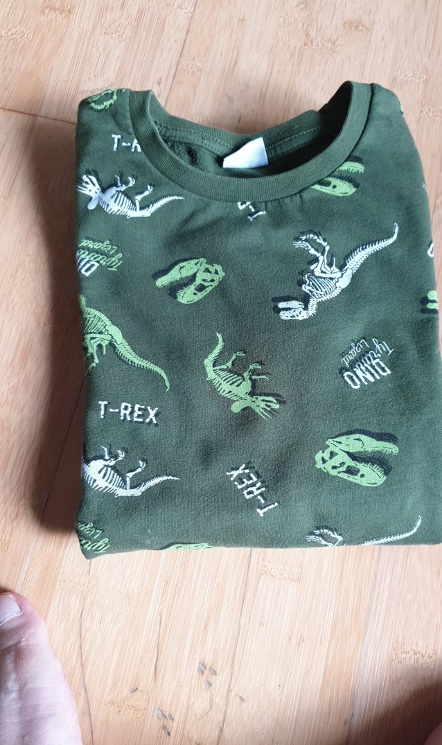 Koyu Yeşil Baskılı Erkek Çocuk Sweatshirt - Görsel 3