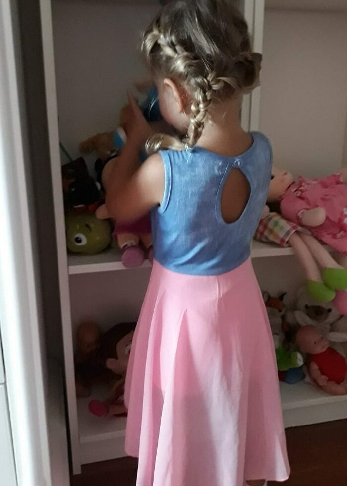 ingiltereden alinma 4 yaş şort elbise - Görsel 2