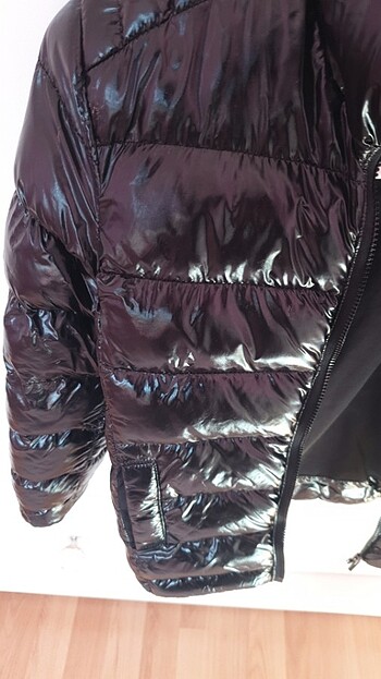 11-12 Yaş Beden MONCLER Marka 12 yas siyah mont