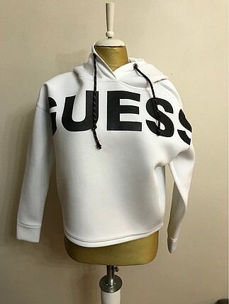 Guess marka beyaz sweatshirt