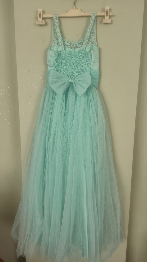 9 Yaşa uygun abiye boy 125 cm - Görsel 4