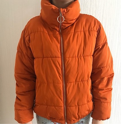 s Beden turuncu Renk Pull and Bear Turuncu mont
