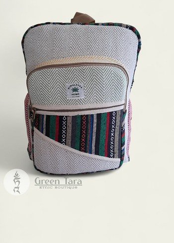 Bohem Hemp İpi Sırt Çantası