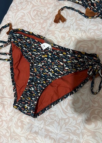 Bohem Desenli İpli Kadın Bikini Seti - Görsel 5