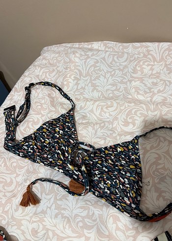 Bohem Desenli İpli Kadın Bikini Seti - Görsel 4