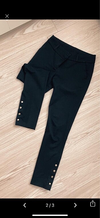 Kumaş Düğmeli Pantolon