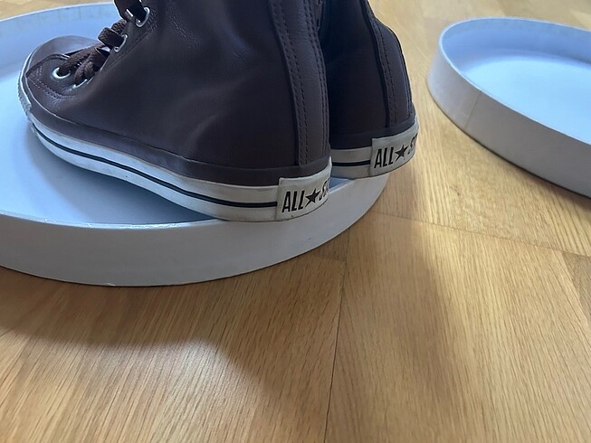 40 Beden kahverengi Renk Deri Kahverengi Converse