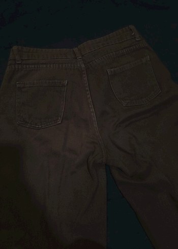 Kahverengi Kadın Kot Pantolon - Görsel 2