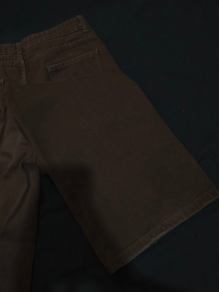 Kahverengi Kadın Kot Pantolon - Görsel 3