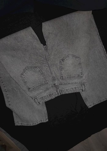 Gri Kadın Denim Pantolon - Görsel 2