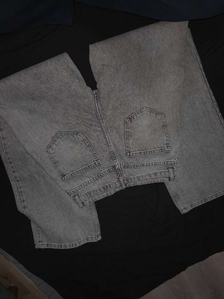 Gri Kadın Denim Pantolon - Görsel 2