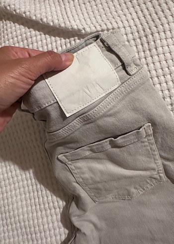 xs Beden gri Renk Gri Kadın Denim Pantolon Midi Boy