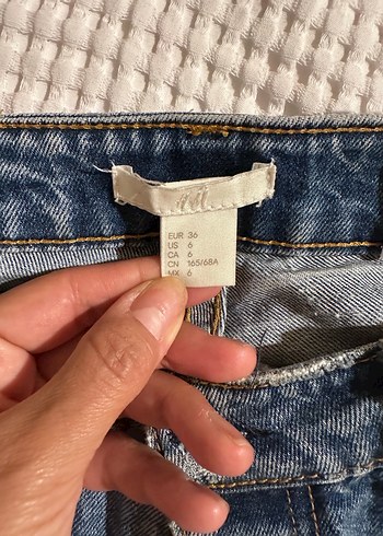 s Beden gri Renk Gri Kadın Denim Pantolon Normal Kesim