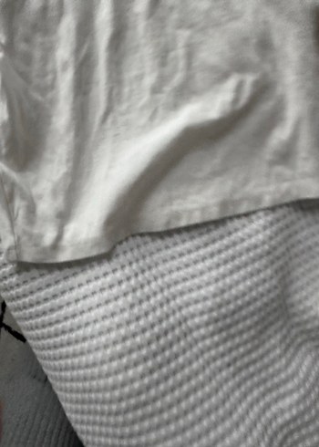 Kadın Beyaz Uzun Kollu Crop Top - Görsel 4