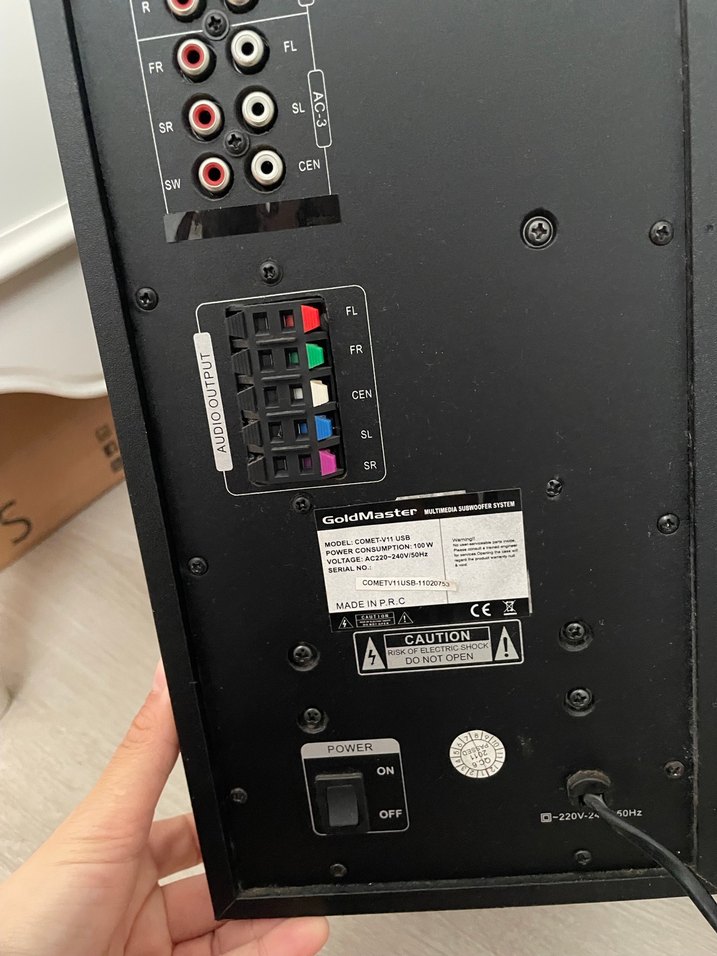 GoldMasten Siyah Müzik Sistemi - Görsel 2