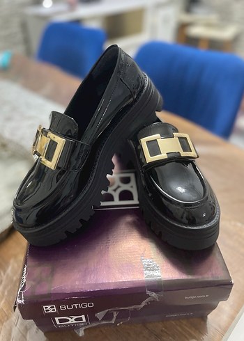 Klasik Tokalı Kadın Loafer Ayakkabı - Görsel 5