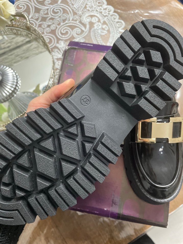 Klasik Tokalı Kadın Loafer Ayakkabı - Görsel 2