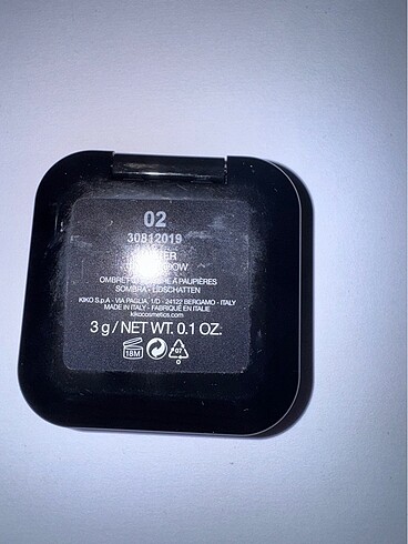 Beden Kiko water eyeshadow