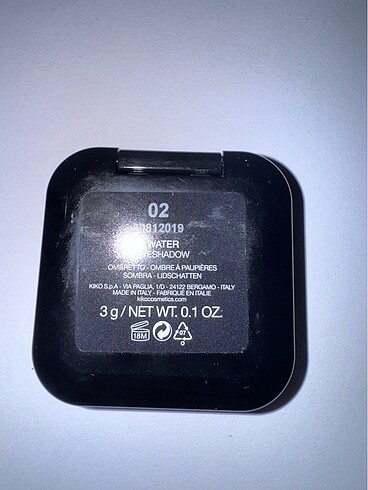 Beden Renk Kiko water eyeshadow