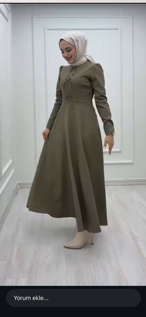 Scuba Fiyonk Detaylı Elbise - Görsel 2