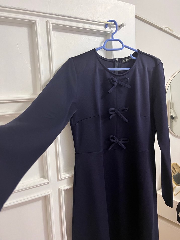 Scuba Fiyonk Detaylı Elbise - Görsel 3