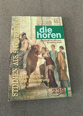Die Horen 239 Sayı Edebiyat Dergisi