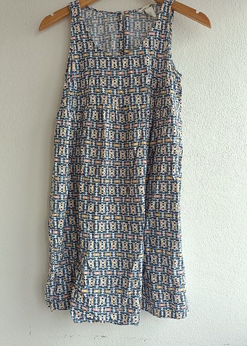 H&M Çok Renkli Hamile Elbisesi - Görsel 4