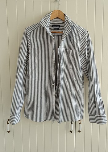 Lcw Çizgili Keten Erkek Gömlek - Görsel 2